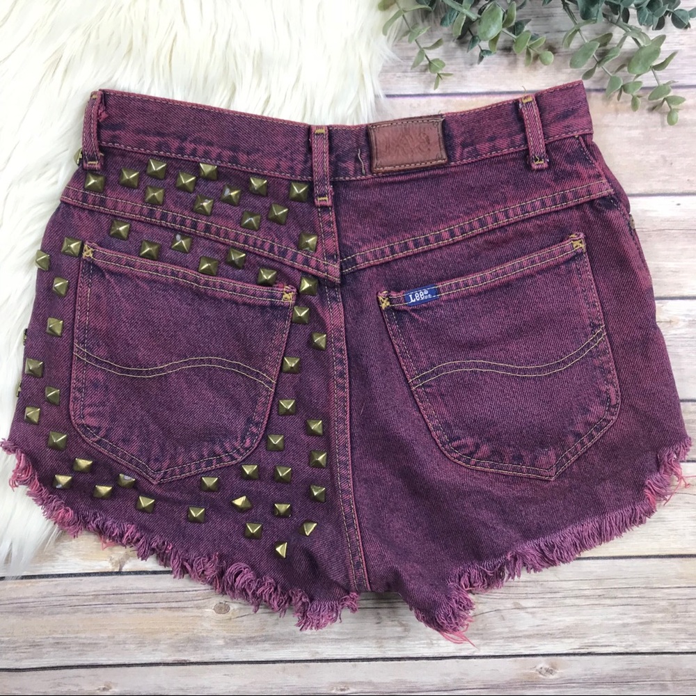 Vintage LEE High Waist Distressed Cutoff Shorts